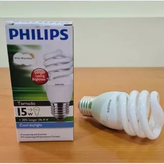 Lampu Philips Tornado 15watt spiral 15 w lampu philip tornado 15 watt original