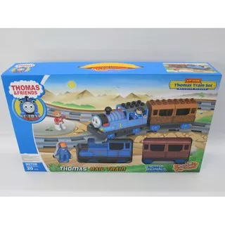 THOMAS TRAIN SET SERI 8908 THOMAS BUILDING BLOCKS 20 PCS