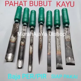 PROMO PAHAT BUBUT KAYU / PAHAT BUBUT KAYU JEPARA / PISAU BUBUT KAYU SET  SUDAH DIASAH SIAP PAKAI BAHAN BAJA PER`/PIR PREMIUM