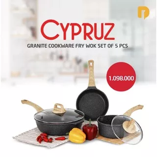 READY Panci set marble Cypruz cookware set Antilengket best seller set lengkap premium impor