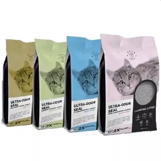Pasir Gumpal Kucing Ultra Odor Seal 10 liter / Volk Pet / Pasir gumpal wangi premium