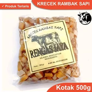 Rambak Sapi Mentah Super 500g / Krecek Rambak Sapi Asli / Kerupuk Kulit Sapi Mentah Mojokerto