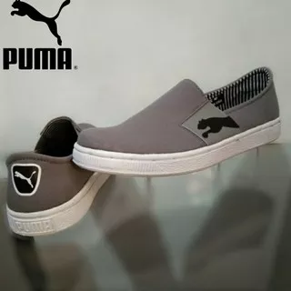 gajian sale sepatu casual pria slip on puma slop santai, kerja, kuliah original