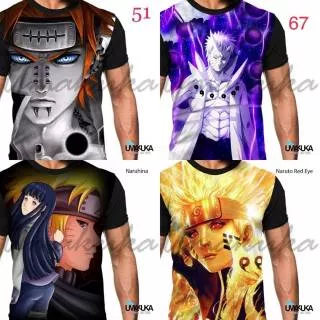 kaos 3d umakuka / Naruto /Grosir /sasuke /itachi/gara - keren - murah - distro