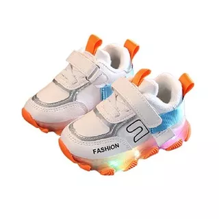 Sepatu Led Anak Laki Laki Perempuan Cowok Import Murah Umur 12345678 Tahun Sepatu Nyala Ada Lampunya