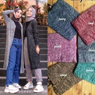 Long Twist Cardy Knit / Cardigan Rajut Karidgan Outer Kekinian