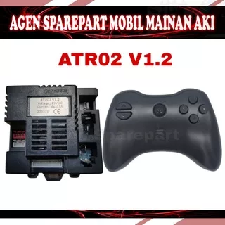 Receiver+Remot Control ATR02-V1.2-12V Mobil Mainan Aki Pliko, BMW, Mercedes, VW, Unikid