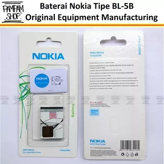 Baterai Nokia 6080 6120C 6120 Classic Klasik BL5B BL-5B Original OEM 100% | Batre Batrai