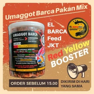 El Barca - Umaggot Barca Red Yellow Booster Pakan Mix 80 Gram