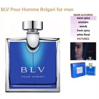 ORIGINAL DECANT BVLGARI BLV POUR HOMME for Men 2ml 3ml 5ml & 10ml