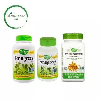 Nature`s Way Fenugreek Seed 610 mg 180 Caps ; Nature`s Way Fenugreek Seed 610 Mg 100 Caps ; Nature`s Way Fenugreek Seed 1220 mg 180 Vegan Capsules