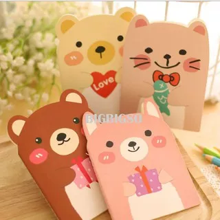 NOTE BOOK MINI CUTE MOTIF LUCU MINI NOTE BOOK MOTIF BEAR