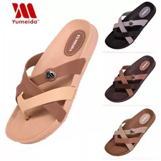 YUMEIDA LD 9041 L (36-41) SANDAL JEPIT SILANG YUMEIDA KARET WANITA DEWASA