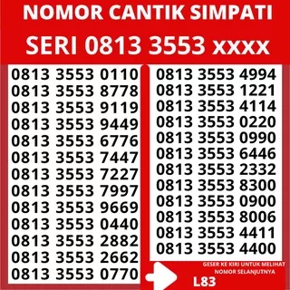 Kartu Perdana Nomor Cantik Simpati