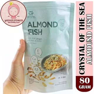 Almond Fish Snack Crystal of the sea / Ikan Teri Jengki Kacang Almond Premium  Sudah BPOM