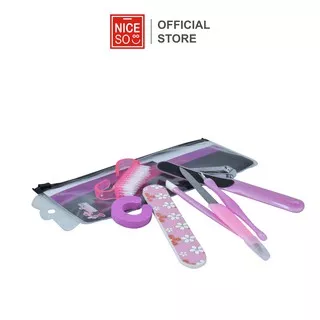 NICESO Official Nail Tools Set / Menicure Pedicure / Alat Gunting Kuku set T-008