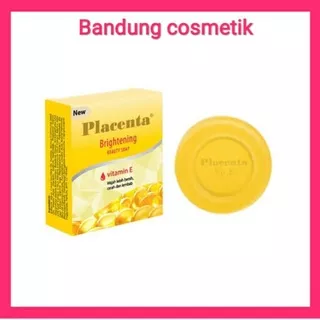 Placenta whitening spa soap with Vit E / Sabun placenta kuning - BPOM