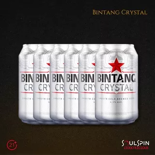 Beer Bir Bintang Crystal 320ml [ 6 kaleng ]