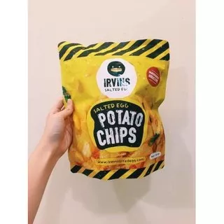 IRVINS Salted Egg Potato Chips 105 Gram (Made in Singapore)