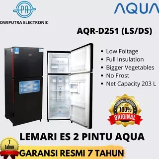 Kulkas Aqua 251 Aqua sanyo Kulkas 2 pintu Lemari es 2 pintu AQRD251