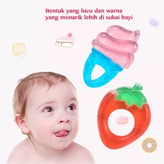 gigitan bayi water filled obaiku berbagai varian bentuk unik pengiriman warna random