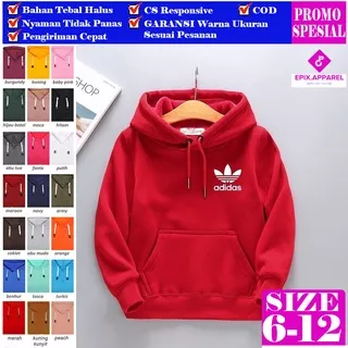 Jaket Hudie Sweater Jumper Hoodie Anak Kecil Cewek Cowok Couple Kembar Laki Perempuan Usia 1 2 3 4 5 6 7 8 9 10 11 12 Tahun Th Bulan Bisa Buat Kado Hadiah Ulang Tahun Ultah Juara Lomba Naik Kelas Model Adidas Warna Hitam