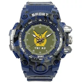 (SPECIAL EDITION) JAM TANGAN LOGO TNI-AU WATER RESISTANT NO.12