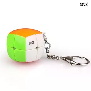 Gantungan Kunci Rubik 2x2 Mini Key Chain Qiyi - Rubik Gantungan Kunci