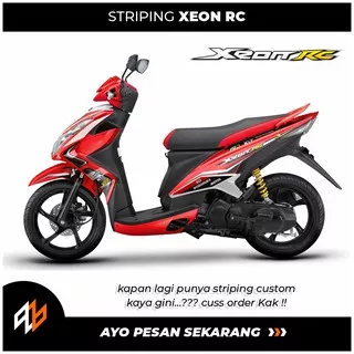 STRIPING XEON RC RACING STOCK DECALS / stiker motor yamaha xeon rc / STICKER GRAPHIC XEON RC