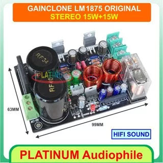 LM1875 Amplifier Gainclone 2x30W Original Hifi Amplifier LM1875 2x30W