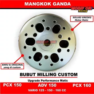 Mangkok kampas ganda Vario 150 Mangkok CVT Vario 125 Pcx 150 Rumah kopling original custom