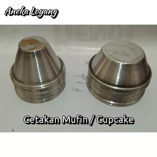 CETAKAN KUE MUFFIN CUPCAKE PENDEK TINGGI