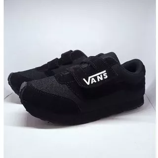 SEPATU SNEAKERS ANAK HITAM PUTIH SEKOAH 24 37 TK SD SMP KIDS MURAH LAKI PEREMPUAN VANS JUNIOR 30 29