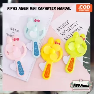 (ABD) Peralatan Rumah Tangga Kipas angin mini fan karakter tangan lipat souvenir kipas murah / peralatan perlengkapan dapur elektronik wajan penggorengan anti lengket rak piring susun furniture pisau gunting panic stainless pot set parutan serbaguna pangg