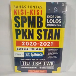 Buku BAHAS TUNTAS KISI-KISI SPMB PKN STAN 2020-2021