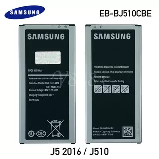 EB-BJ510CBE Baterai Batre Samsung J5 2016 J510 Battery EB BJ510CBE Original 3100mAh