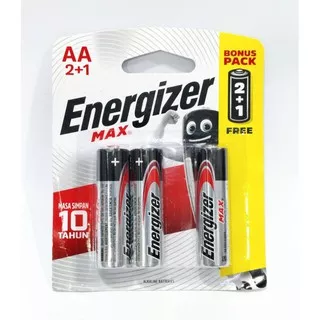 Baterai Energizer MAX AA 2+1 ALKALINE BATTERIES