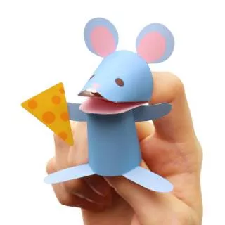 Finger Puppet: Mouse Papercraft