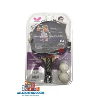 Bat Pingpong Tenis Meja Butterfly Fellow 300 FREE Cover dan Bola