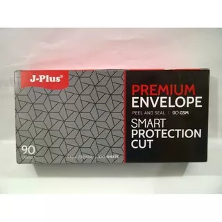 ENVELOPE / AMPLOP PUTIH KABINET POLOS J-PLUS 90 MERAH (1PACK) MURAH