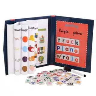 Buku anak Magnetic spelling game - mainan edukasi anak - belajar menulis