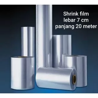 shrink film 7cm x 20 meter | plastik segel