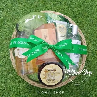 PARCEL The Body Shop Gift Set Hampers Moringa Large (Mist, Shower Gel, Body Butter, etc.)