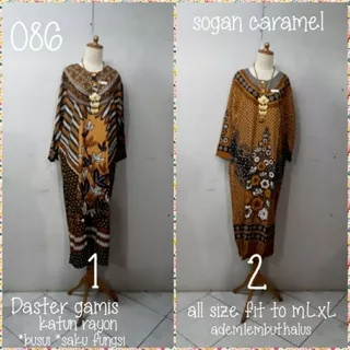 Daster gamis batik katun rayon (adem.lembut) all size fit to m.L.xL