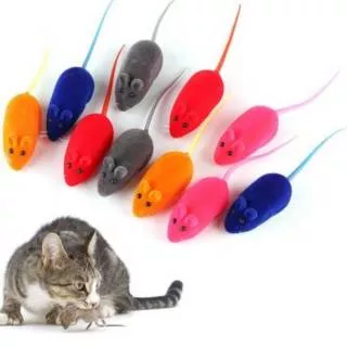 [Grossir Termurah] Mainan kucing tikus-tikusan bunyi cit/ Cat Toys and Dog Toys