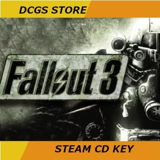 Fallout 3 - Steam CD Key PC Game Original