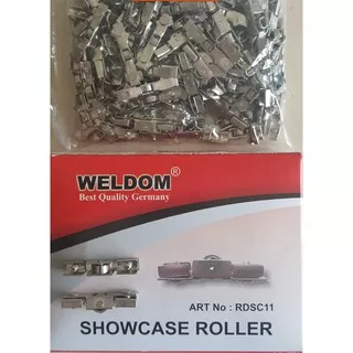 Roda matex kecil etalase WELDOM lemari aluminium/Rel Etalase /Show Case Roller