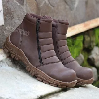 Sepatu boots pria morisey delta tracking gunung proyek ujungbesi safety sleting touring