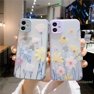 Smartphone Case Samsung A51 A21S A50S A20S A10S J2 Prime J7 Prime A11 A50 A20 A30S M11 A30 M10S M40S A205 A305 Motif Lavender Flower Back Cover