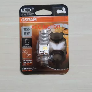 Lampu Motor LED Suzuki Smash - Titan - Arashi - Shogun - Shooter - Satria Fu - Thunder - OSRAM T19 AC DC 6000K Putih